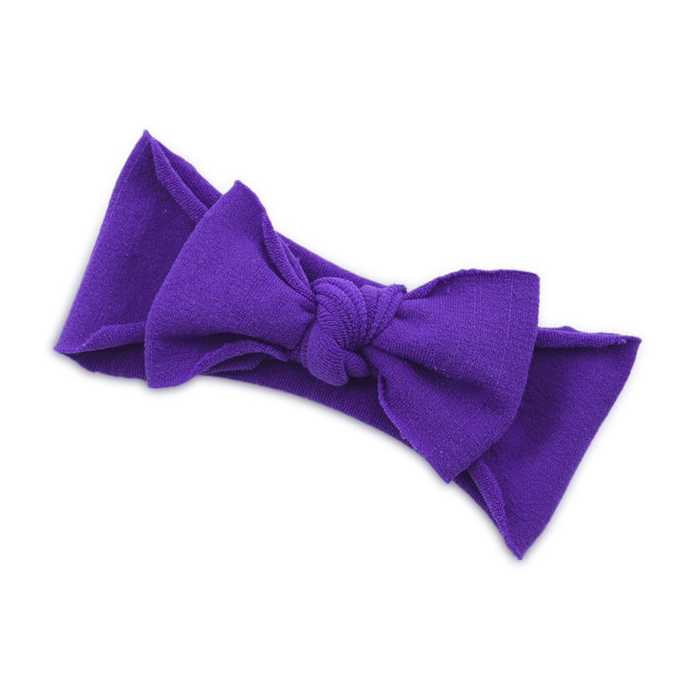Baby Hair Accessories Solid Color Knotted Headband Baby Hair Accessories Solid Color Knotted Headband